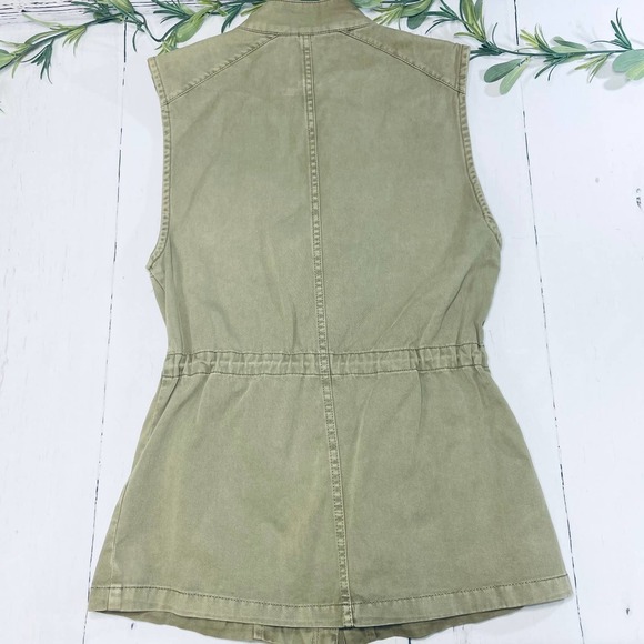 Per Se Army Green Utility Vest (Sz XS) - Picture 6 of 10